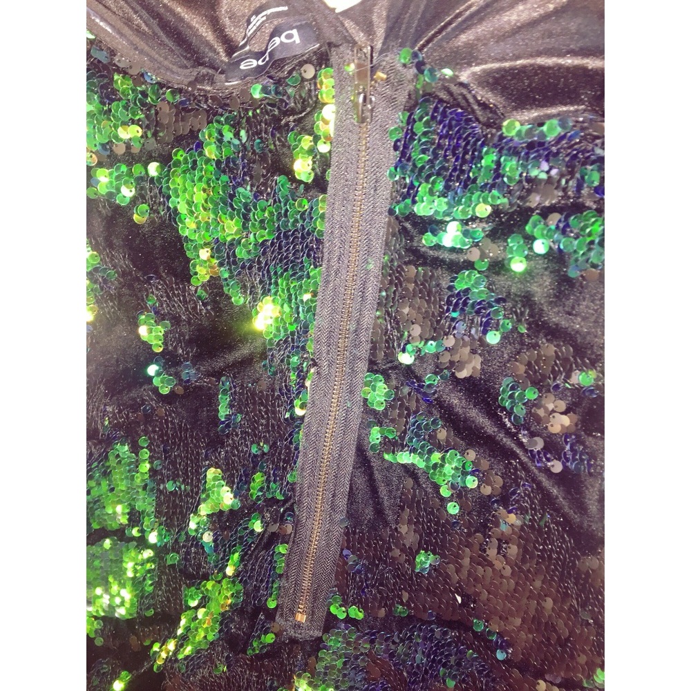 NYE bebe strapless sequin party dress - Picture 5 of 6